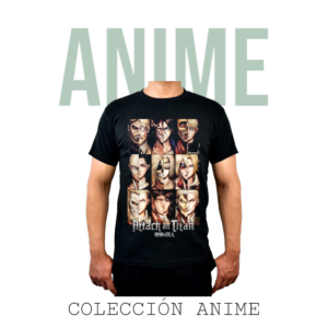 Camiseta Estampada | Serigrafía Anime AOT002